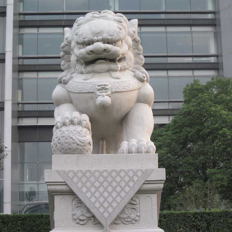 中式石狮子大理石(图片)
